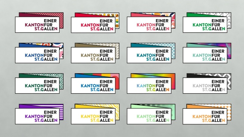 Die neue Marke «Kanton St.Gallen – einer für alle» bildet die Vielfalt des Kantons ab 